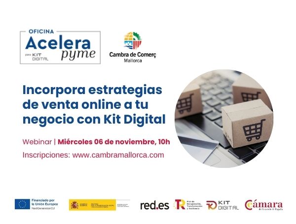 Incorpora estrategias de venta online a tu negocio con Kit Digital